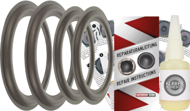 Electro Voice Link 9 Lautsprecher Sicken Reparatur Komplett Set Für Passivmembran Und Tieftöner